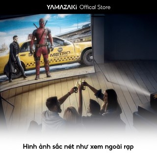 Máy chiếu mini di động YAMAZAKI A9 PRO - T9 ULTRA  Bluetooth 5.0 Độ Sáng 450 ANSI Android 12 FULL HD 4K