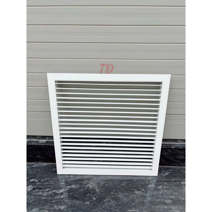 Miệng gió hồi KT 450x450 kèm lưới lọc bụi , cửa gió điều hoà nan bầu dục, vỉ thông gió (sx đủ theo các kích thước)