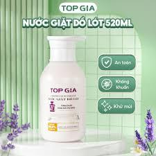 Nước Giặt Đồ Lót Sinh Học TopGia Khử Mùi Kháng Khuẩn 99% An Toàn Với Da Nhạy Càm, Chai 520ml