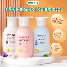 Nước Giặt Đồ Lót Sinh Học TopGia Khử Mùi Kháng Khuẩn 99% An Toàn Với Da Nhạy Càm, Chai 520ml