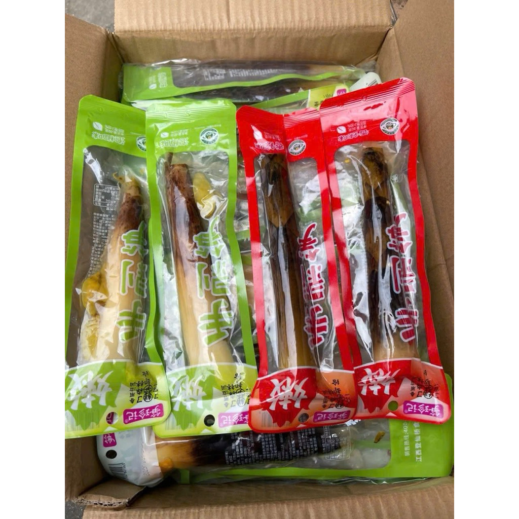 Bịch 10 /20 Gói Măng Trúc Một Cây Chua Cay Tứ Xuyên Nguyên Vỏ 80gr