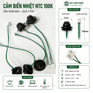 Dây cảm biến nhiệt bếp từ màu xanh