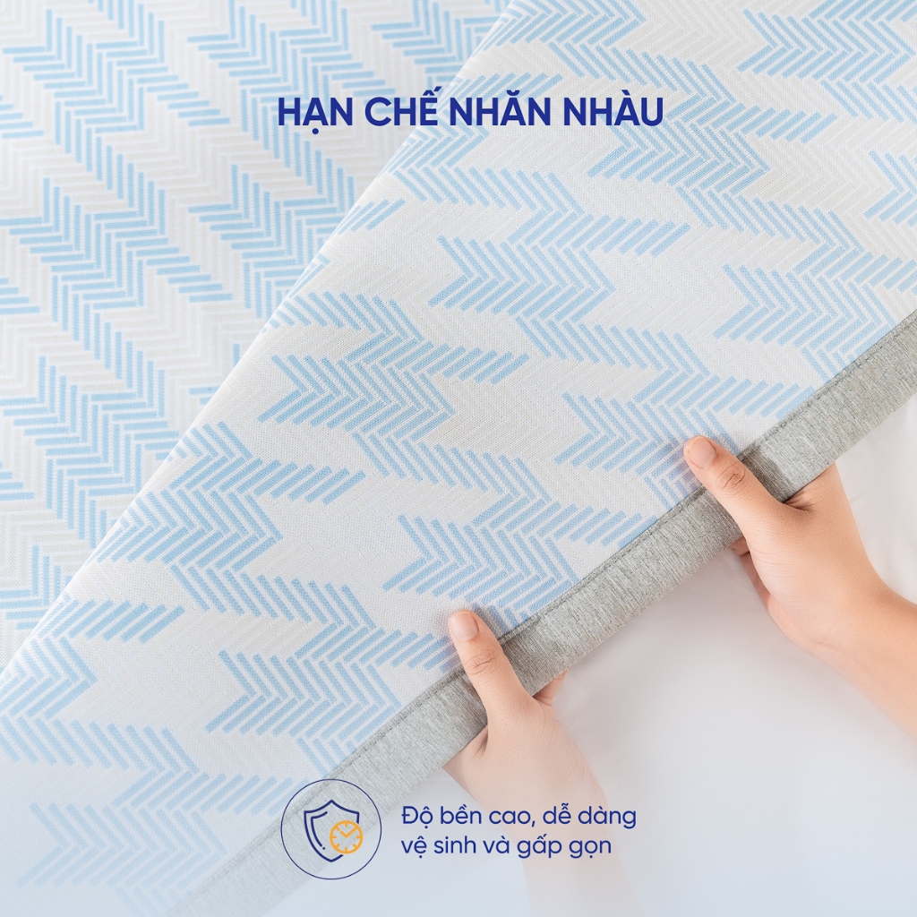 Chiếu điều hòa làm mát Wave 5D - Chiếu mát, Chiếu hè, Chiếu chần bông êm ái