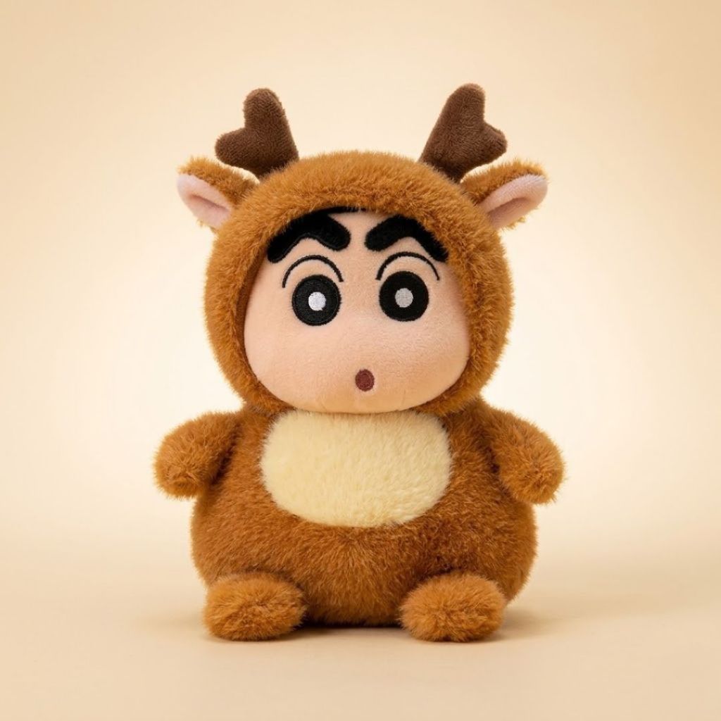 Gấu bông shin chan cosplay động vật kích thước 25Cm chất liệu lông thỏ mềm mại làm quà tặng cho bé