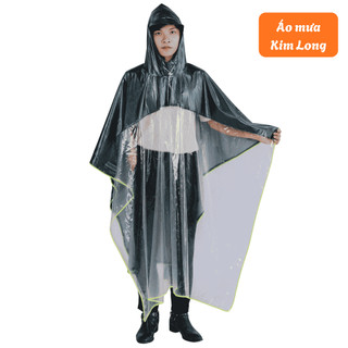 Áo Mưa Cánh Dơi Cao Cấp Dành Cho Cả Nam Và Nữ 2 Da Nửa Gương Có Viền