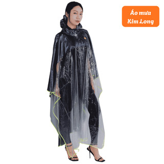Áo Mưa Cánh Dơi Cao Cấp Dành Cho Cả Nam Và Nữ 2 Da Nửa Gương Có Viền