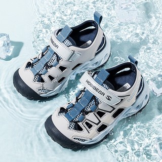 Giày sandal HOBIBEAR EK1303 Blue bít gót dành cho bé trai đi học đi chơi