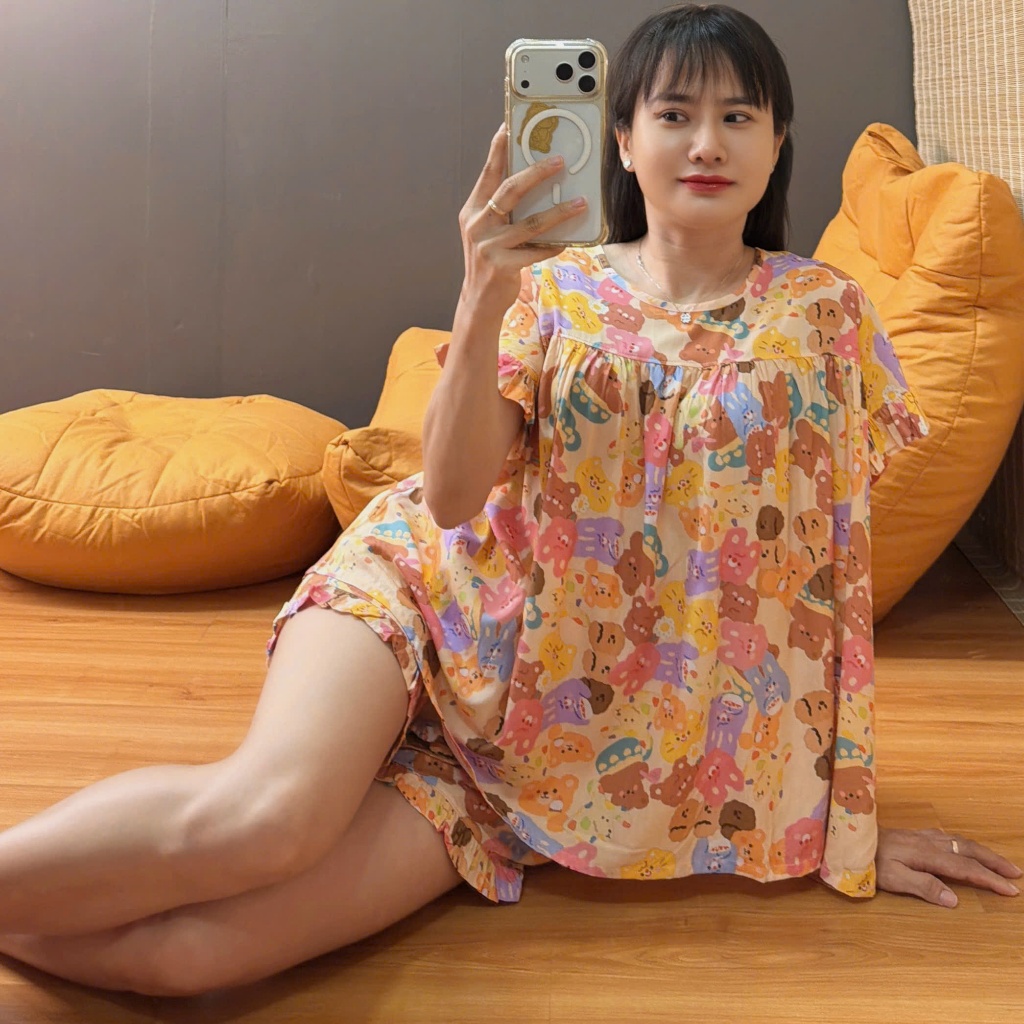 (COMBO 4 MÓN 43-98KG) Bộ tole cánh dơi, hàng F21 may kỹ 43-98kg - Nocnhamacdobo