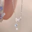 HOLIE Vòng cổ bướm nữ, Dây chuyền xương đòn Dainty, Phong cách sang trọng đa năng tối giản DC12