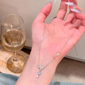 HOLIE Vòng cổ bướm nữ, Dây chuyền xương đòn Dainty, Phong cách sang trọng đa năng tối giản DC12