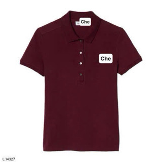 ÁO POLO ĐỎ NỮ THÊU CÁ SẤU