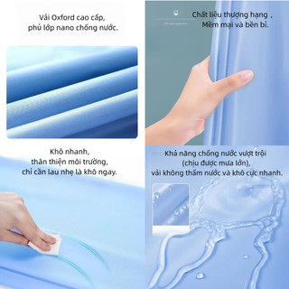 [Tặng kèm bông tắm + Có sẵn] Áo Mưa Chống Thấm Nước Cánh Dơi To Rộng Phủ Kín Xe -Áo Mưa 1 Người & 2 Người Xe Điện Xe Máy