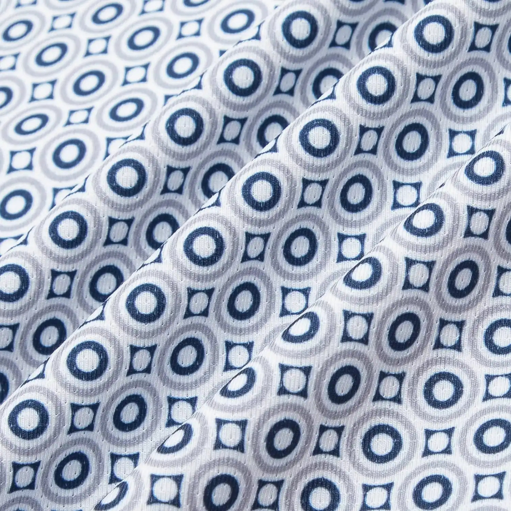 Áo Polo Nam Insidemen Regular họa tiết in tràn áo, dáng suông, co giãn nhẹ IPS245AS0