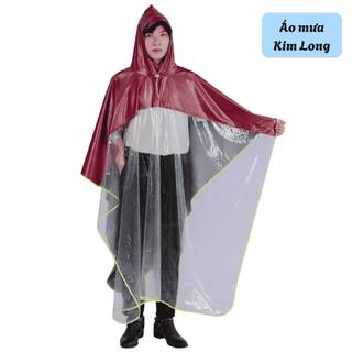 Áo Mưa Cánh Dơi 2 Da Nửa Gương Có Viền Dành Cho Cả Nam Và Nữ