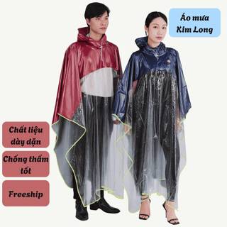 Áo Mưa Cánh Dơi 2 Da Nửa Gương Có Viền Dành Cho Cả Nam Và Nữ