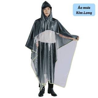 Áo Mưa Cánh Dơi 2 Da Nửa Gương Có Viền Dành Cho Cả Nam Và Nữ