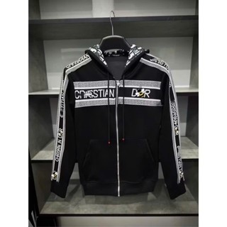 Áo Khoác 02 Hoodie Zip Mũ Thêu Chữ Lót Vân Nhung Dày Dặn Không Xù 02