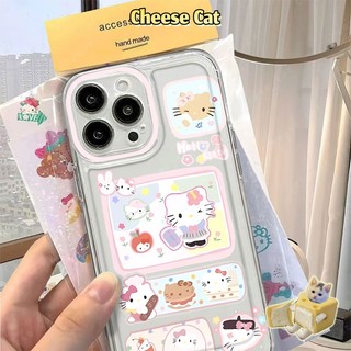 Hình minh họa mèo con dễ thương Ốp lưng tương thích với iPhone 14 13 12 11 Xs 15 16 17 Pro Max 7 8 Plus SE Ốp bảo vệ mềm