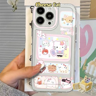 Hình minh họa mèo con dễ thương Ốp lưng tương thích với iPhone 14 13 12 11 Xs 15 16 17 Pro Max 7 8 Plus SE Ốp bảo vệ mềm