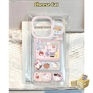 Hình minh họa mèo con dễ thương Ốp lưng tương thích với iPhone 14 13 12 11 Xs 15 16 17 Pro Max 7 8 Plus SE Ốp bảo vệ mềm