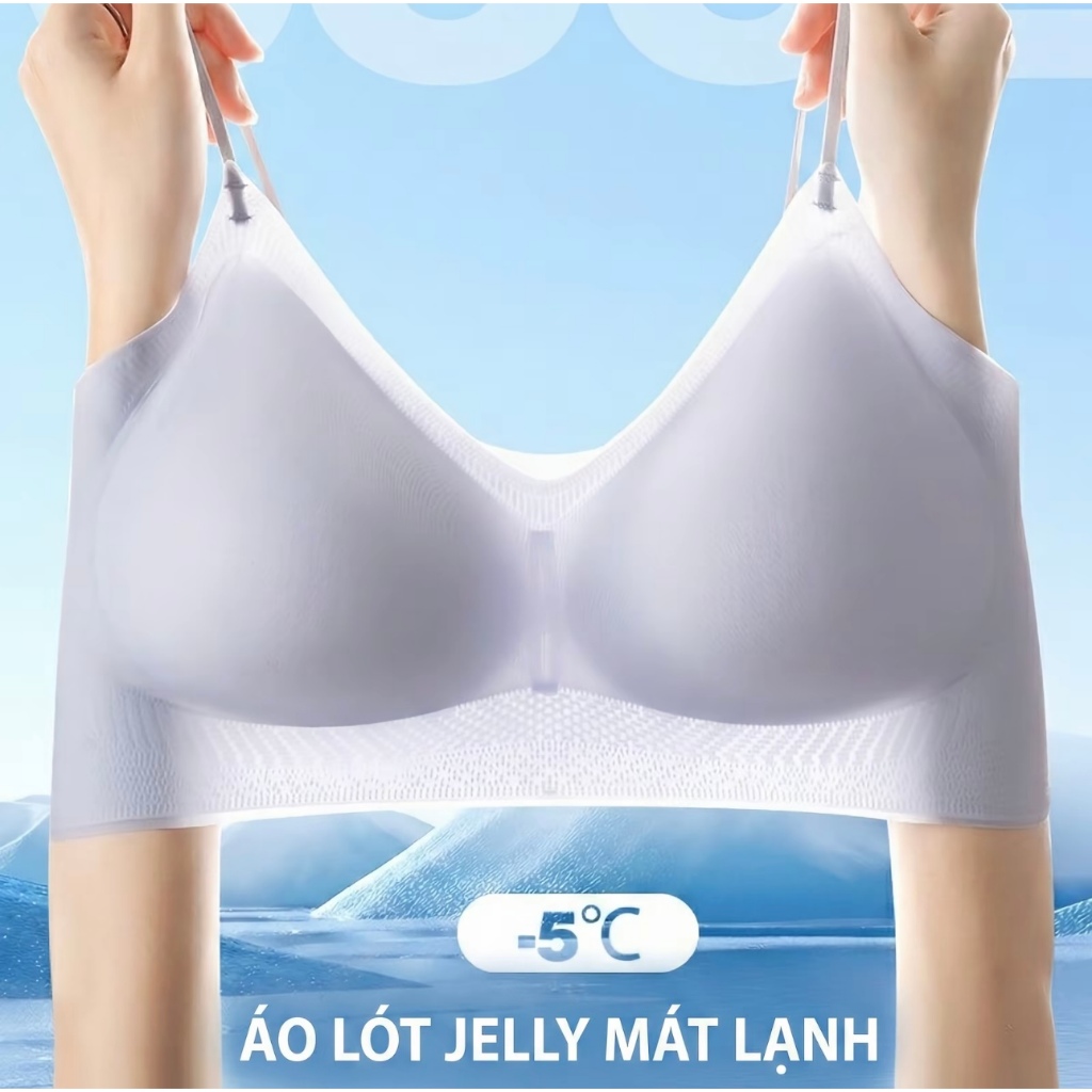 Áo lót su nữ nâng vòng 1 không gọng áo bra chất su mỏng có mút đệm dày và đệm mỏng tròn gom quả chống xệ hạn chế ngấn mỡ