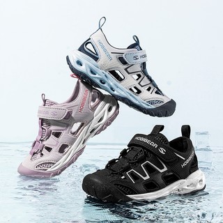 Giày sandal HOBIBEAR EK1303 Blue bít gót dành cho bé trai đi học đi chơi