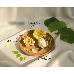 Khuôn silicon set 3 hoa sen