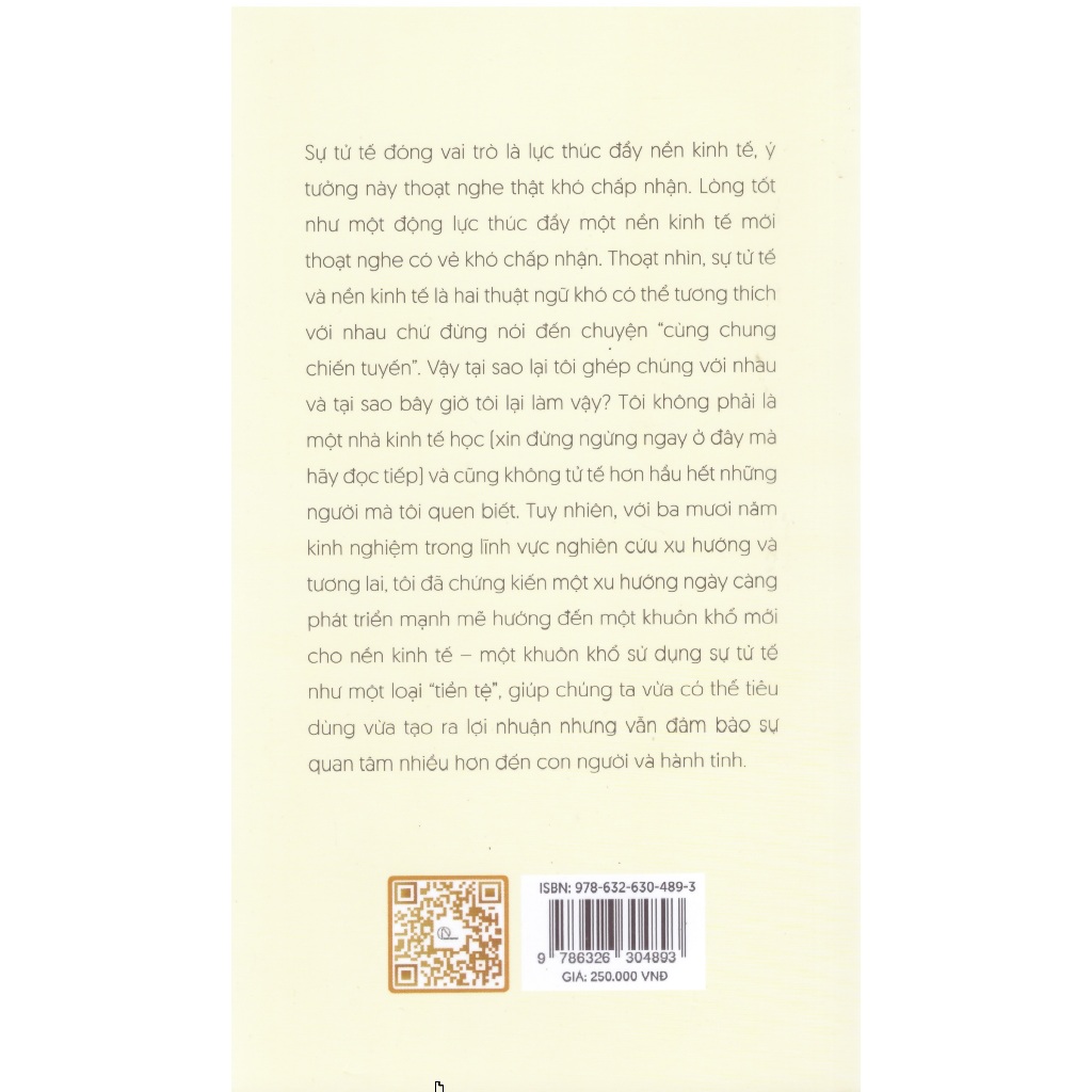 Sách Oona Horx-Strathern - Kinh tế tử tế : Cuộc đảo hoán thang bậc giá trị (People - Plant - Profit)