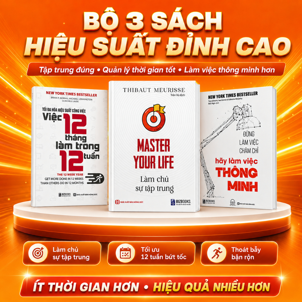 Bìa sách Combo Sách Nâng Cao Hiệu Suất Làm Việc