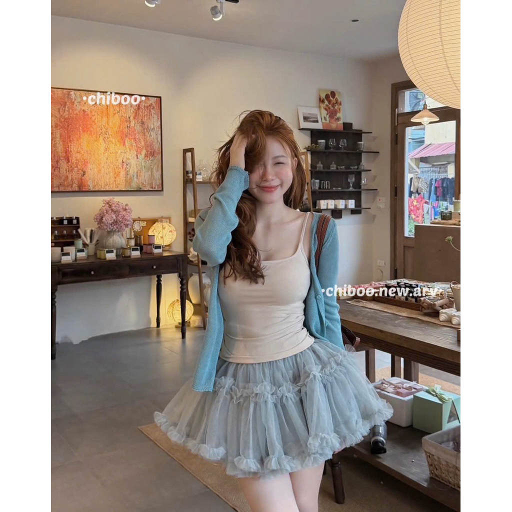 [𝐒𝐮𝐙𝐲] Áo Len Mỏng Cadigan Miêu QCCC (1m55 Trở Lên)