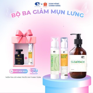 Xịt Giảm Mụn Lưng AHA Và BHA, Giảm Mụn Mông, Mụn Ngực, Mụn Cánh Tay, Viêm Nang Lông Dr Cosmess 120ml
