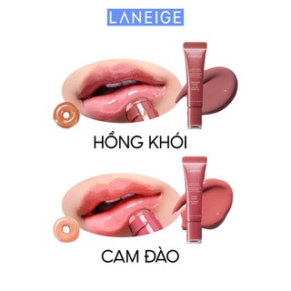 Bộ Đôi Son Dưỡng Môi Có Màu LANEIGE DONUT DELIGHT LIP SERUM DUO