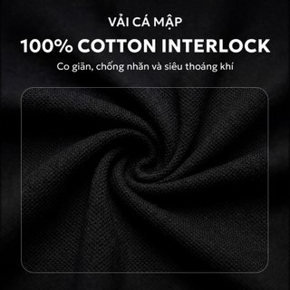 Áo Polo Raglan Hydra Vải Dệt Cá Mập
