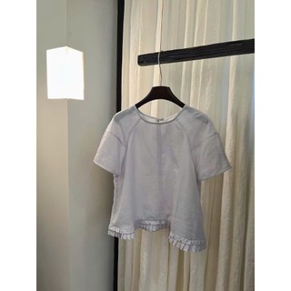 𝗕𝗲𝗯𝗶 𝗟𝗶𝗻𝗲𝗻- | LYLINEN| Áo Linen xếp li basic