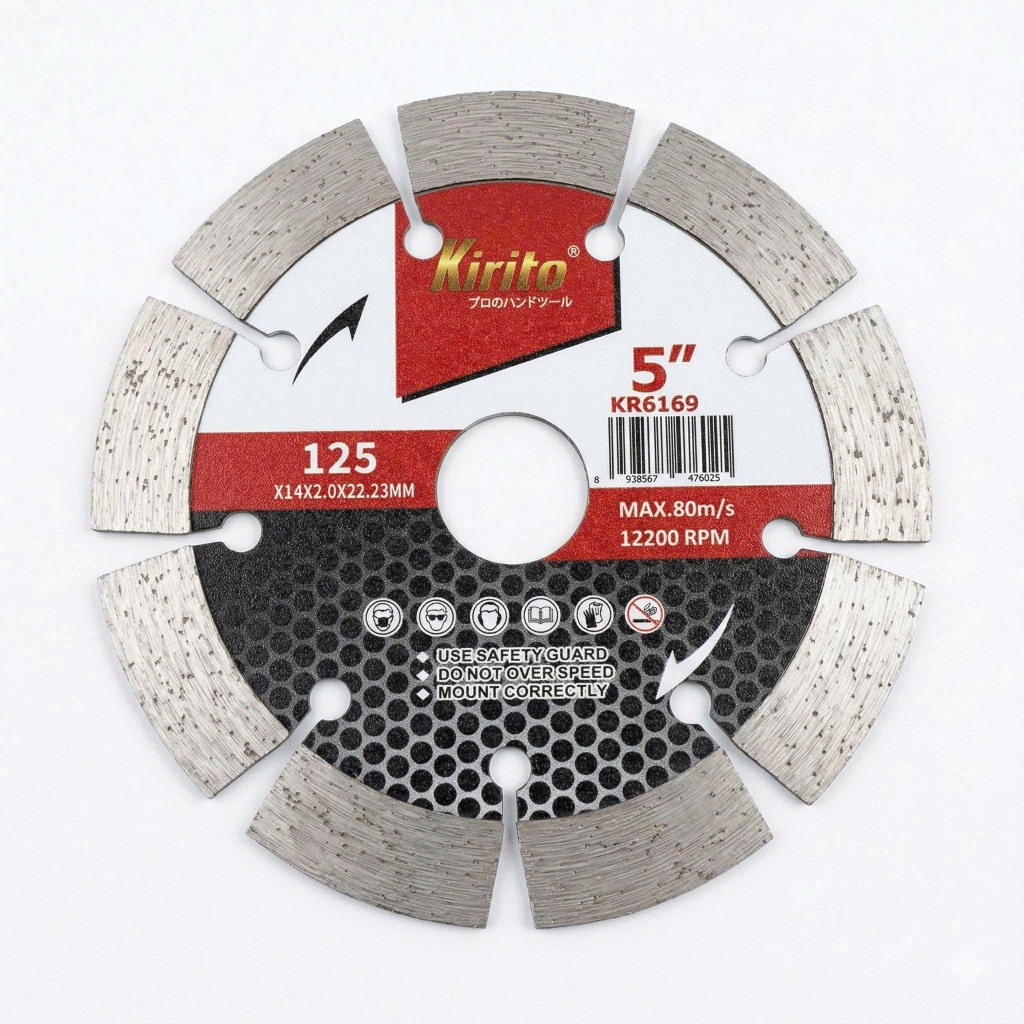Lưỡi Cắt Bê Tông Kirito 105 110 114 125mm | Đá Cắt Gạch Đá Tường | Đá Mài Bê Tông 100mm