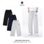 QUẦN NỈ ỐNG RỘNG THÊU HOẠ TIẾT KHÔNG XÙ LÔNG Aura Crew unisex - FORM RỘNG, Vải nỉ chân cua CAO CẤP, thoải mái