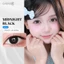 Kính áp tròng khoá ẩm 8H 1 Ngày Màu Đen Thuần CARASE, Lens cận MIDNIGHT BLACK