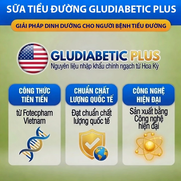 Lon 400g Milk Powder GLUDIABETIC PLUS FOTECPHAM – 5