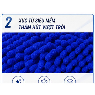 Găng Tay Rửa Xe Microfiber Siêu Thấm Hút – Bao Tay Lau Xe Chuyên Dụng Không Trầy Xước Sơn Xe