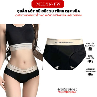 Quần lót nữ đúc su tàng hình cạp vừa chữ sexy healthy không đường viền có lớp đáy cotton MELYN-FW