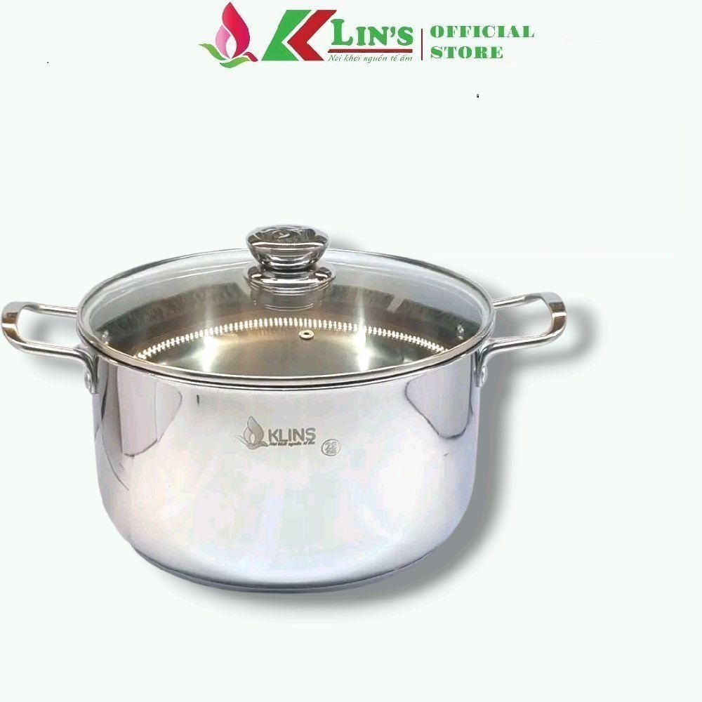 NỒI INOX 3 ĐÁY CAO CẤP KLINS 16CM - 32CM
