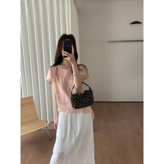 𝗠𝗲𝗶 𝗟𝗶𝗻𝗲𝗻-- | LYLINEN| Áo Tơ vạt xếp