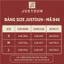 Áo thun trễ vai cộc tay ver2 cotton mịn thoáng mát JUSTDUN B46