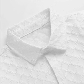 Áo Sơ Mi Nam Chất Liệu Cotton Vân Dệt Form Rộng Xuông Đứng Form Thời Trang