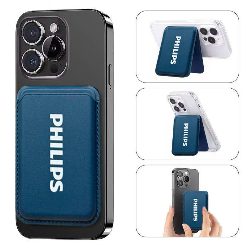 [Hàng Tặng Không Bán] Giá Đỡ Điện Thoại Kèm Ví Da Philips