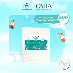 Bông Tẩy Trang Bông Bạch Tuyết Calla Giúp Sạch Sâu Túi 500g-1100 MIẾNG
