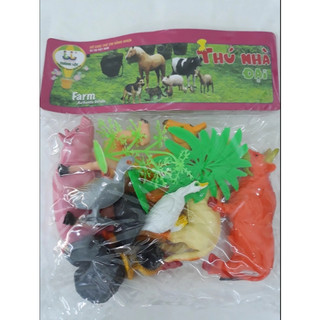 Bộ Đồ Chơi Mô Hình Thú Nhà Cỡ Đại - Nhựa Cao Cấp Việt Nam (Nhiều Con Vật)