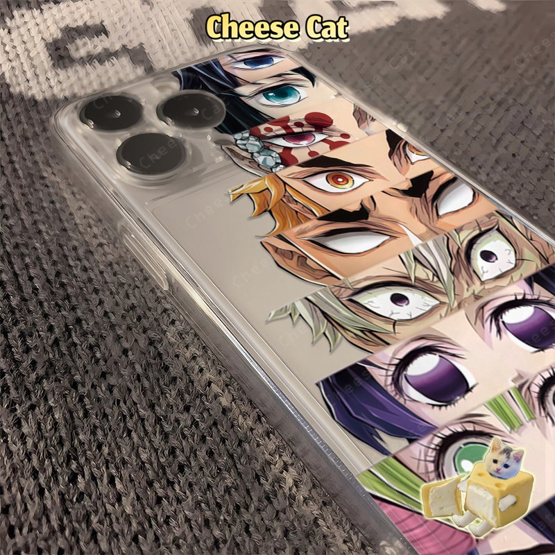 Demon Slay Hình hoạt hình Ốp lưng tương thích với iPhone X 11 12 13 14 15 16 17 Pro Max 7 8 Plus SE Ốp bảo vệ mềm TPU