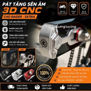 PÁT TĂNG SÊN ÂM 3D CNC CHO RAIDER - SATRIA 🔥 TĂNG ĐỘ CHẤT, CANH SÊN CHUẨN - caoduongracing