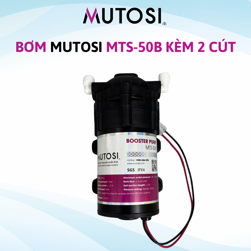 Combo Bơm Máy Lọc Nước và Nguồn Karofi Dùng Thay Thế Cho Các Máy Lọc Nước RO- Chính Hãng Bảo Hành 12 Tháng